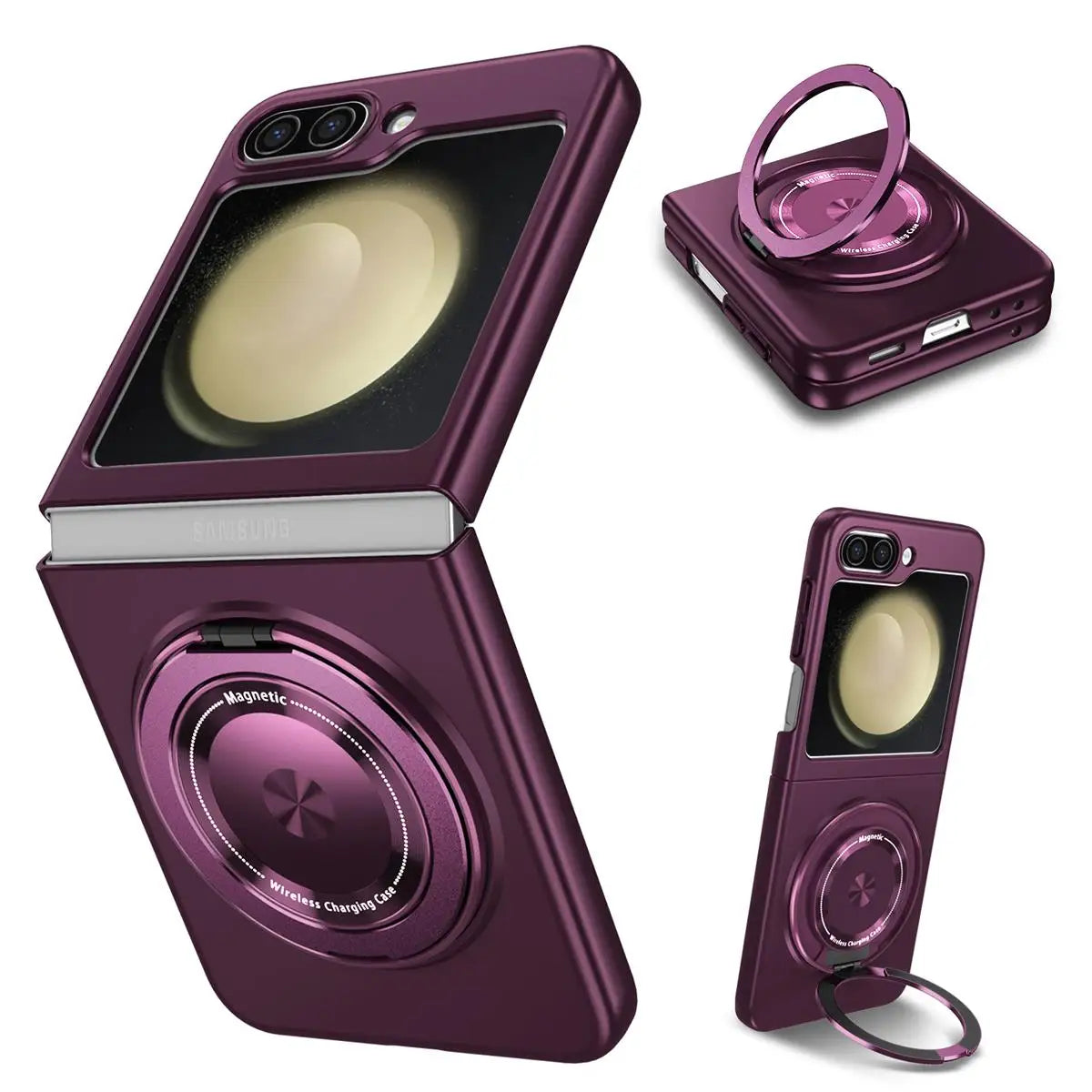 Full Protection Magnetic Case For Galaxy Z Flip Series - iHive