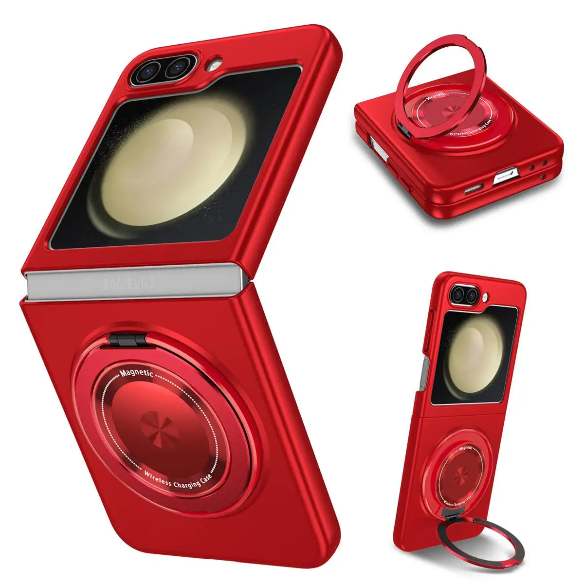 Full Protection Magnetic Case For Galaxy Z Flip Series - iHive
