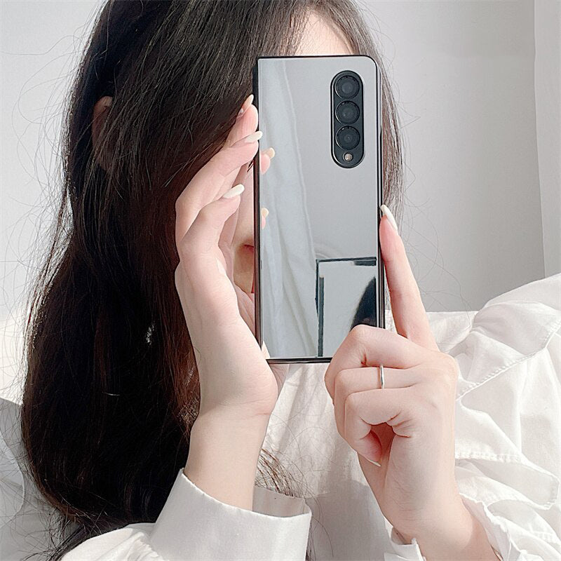 Luxury Mirror Case For Samsung Galaxy Z Fold 4 5G