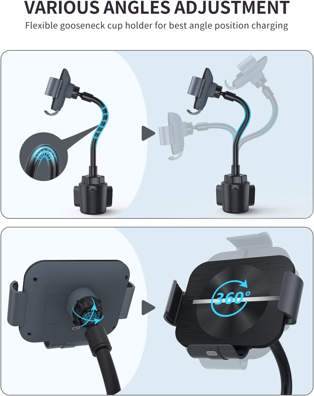 Dual Coil Wireless Car Charger for Z Fold Series