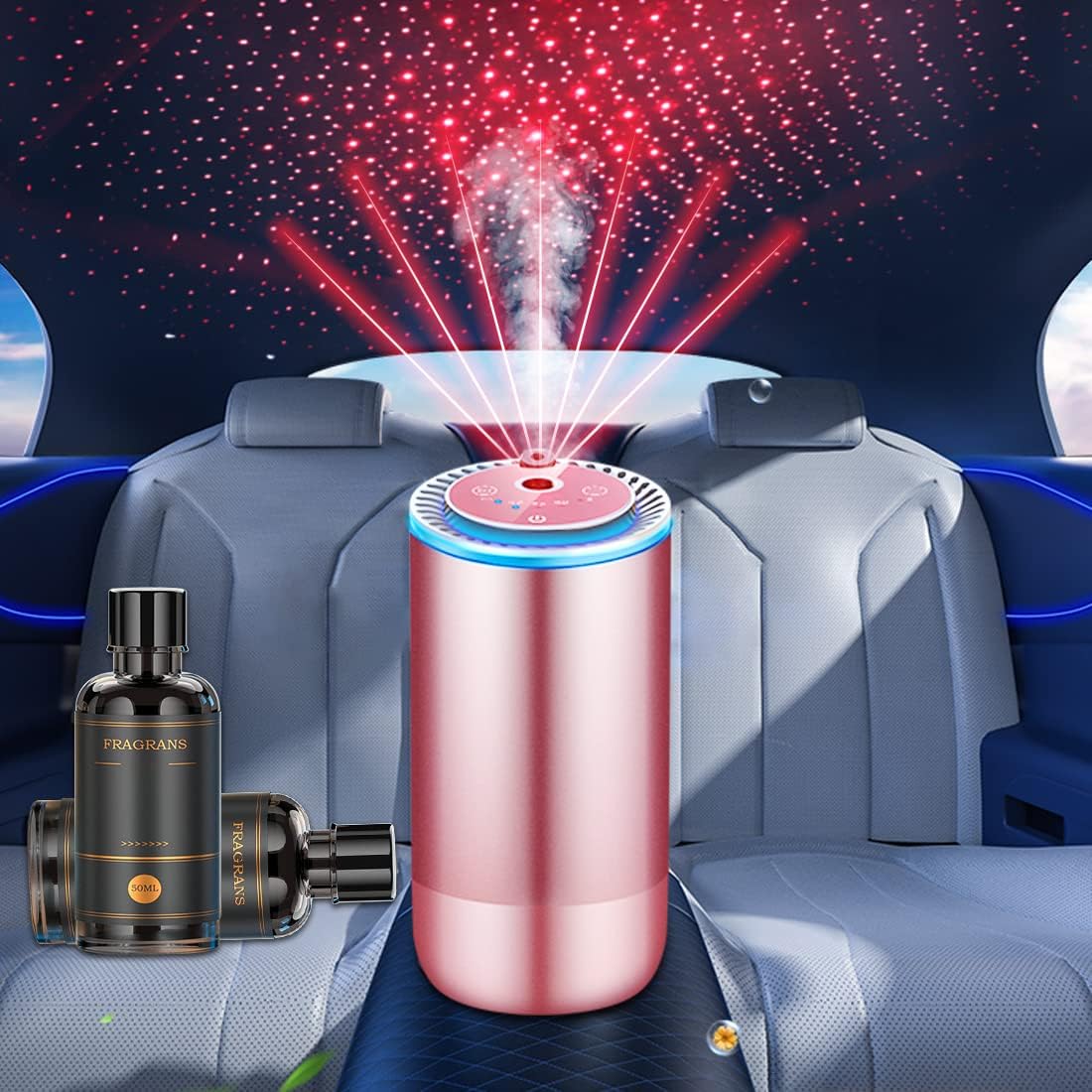 Smart Car Humidifier Diffuser With Star Projector