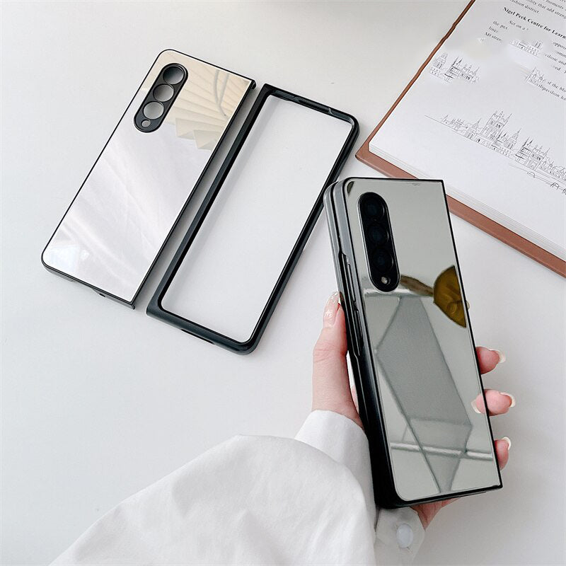 Luxury Mirror Case For Samsung Galaxy Z Fold 4 5G