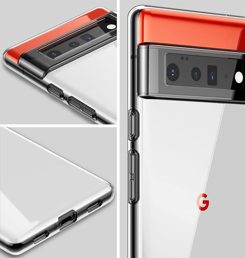 Slim Transparent Clear Case For Google Pixel Series - The Pixel Store