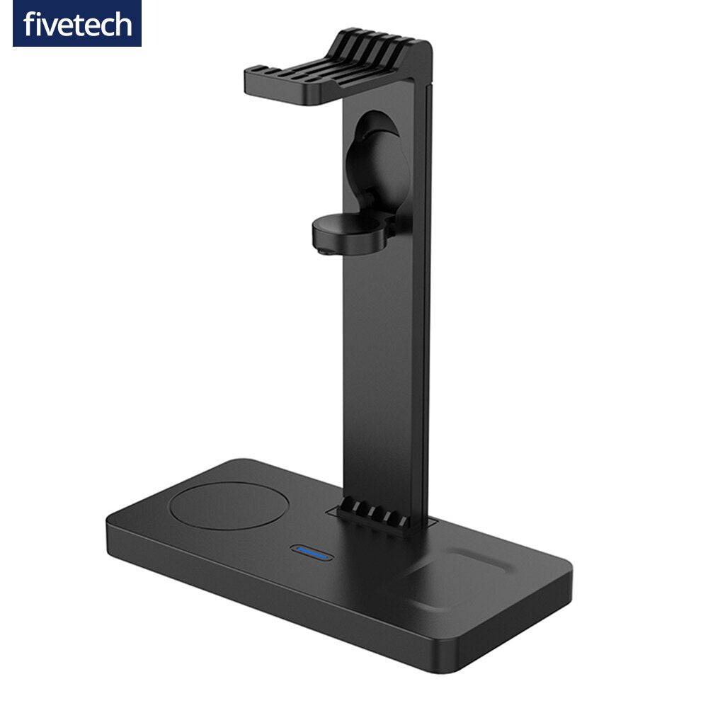 4 in 1 Wireless Charger Station, Stand For AirPods Max iPhone & Apple Watch - iHive
