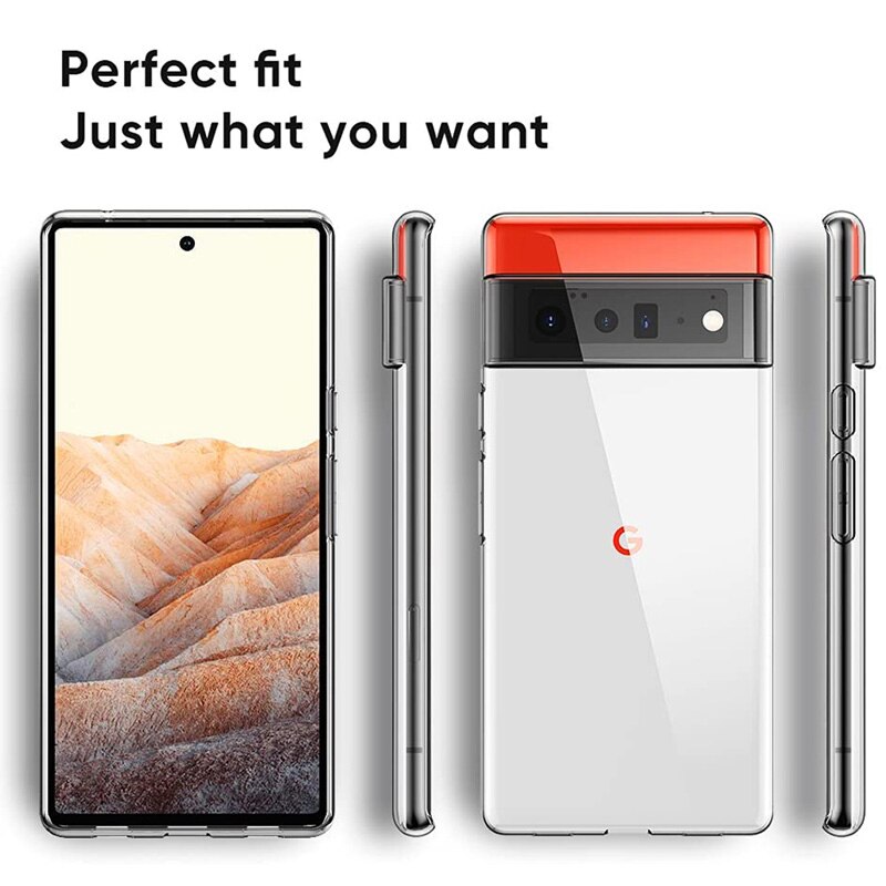 Slim Transparent Clear Case For Google Pixel Series - The Pixel Store