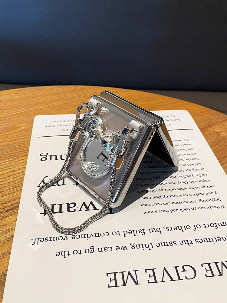 Samsung Galaxy Z Flip 5 Cute Cartoon Mirror Case