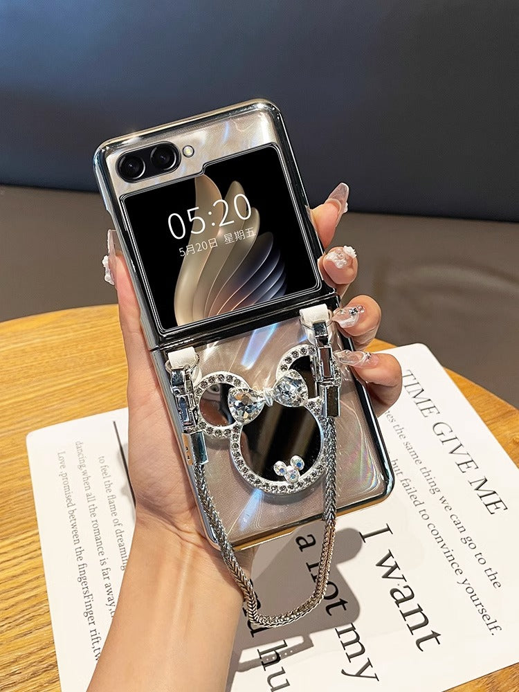 Samsung Galaxy Z Flip 5 Cute Cartoon Mirror Case