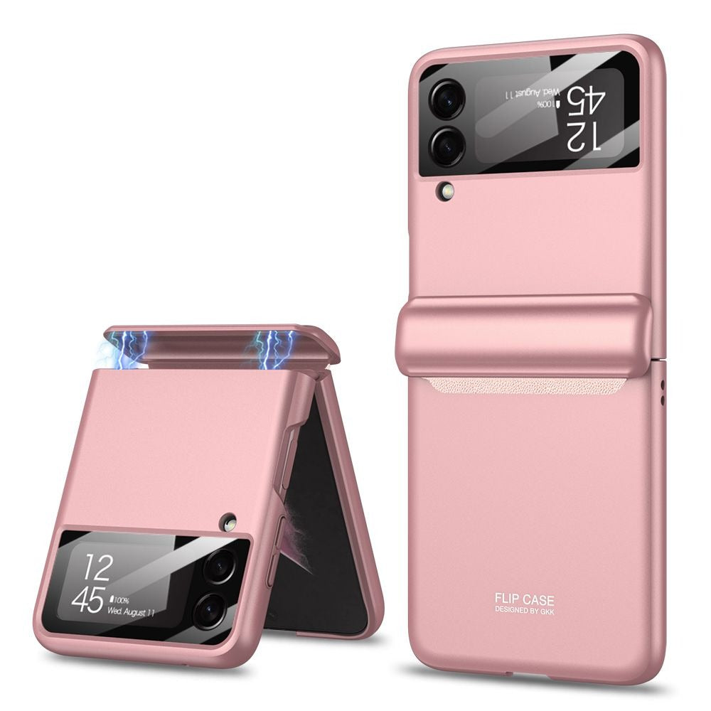 Magnetic Folding All-Inclusive Shell Case For Galaxy Z Flip 4 - Galaxy Z Flip 4 Case