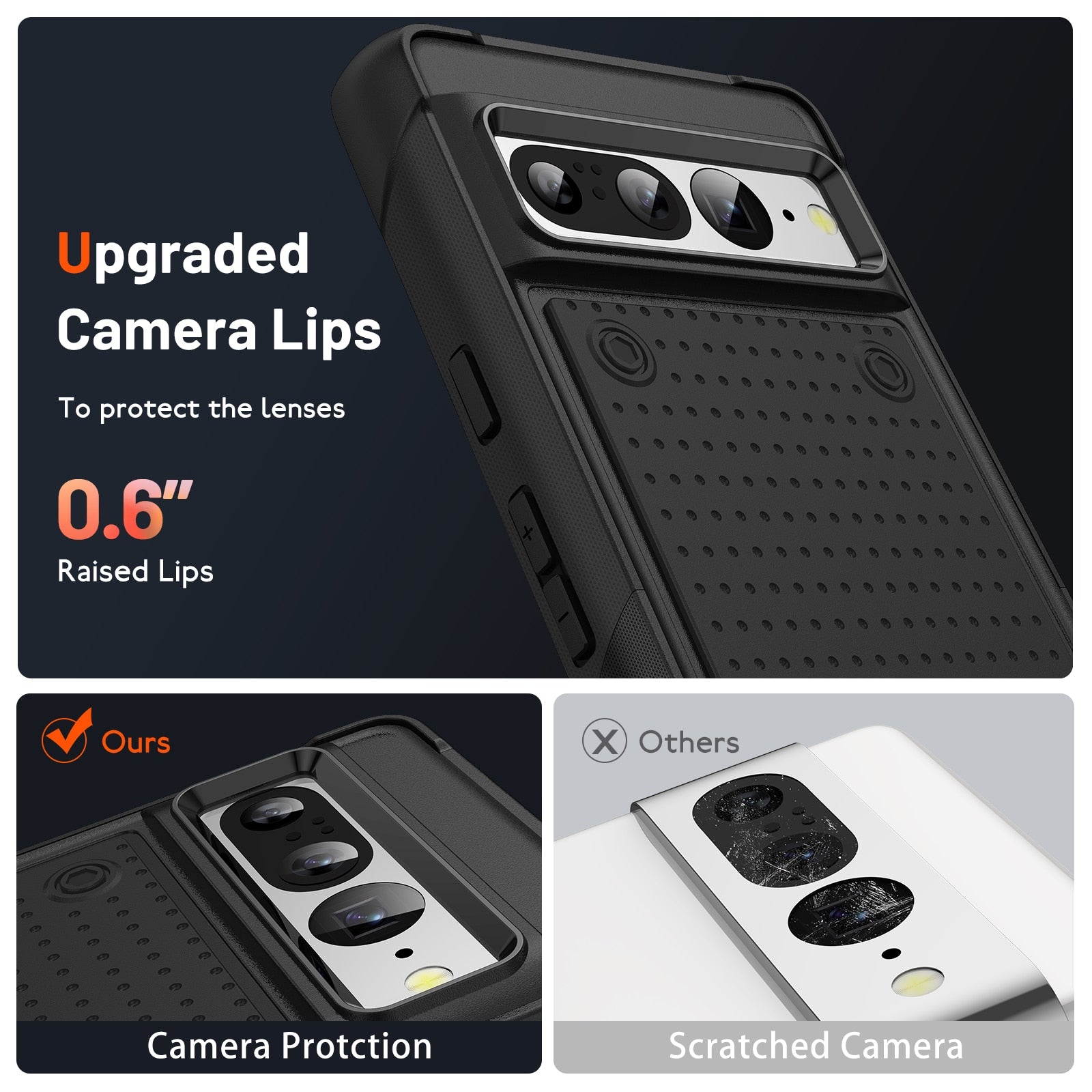 Shockproof Armor Cover For Google Pixel 7 Pro - The Pixel Store