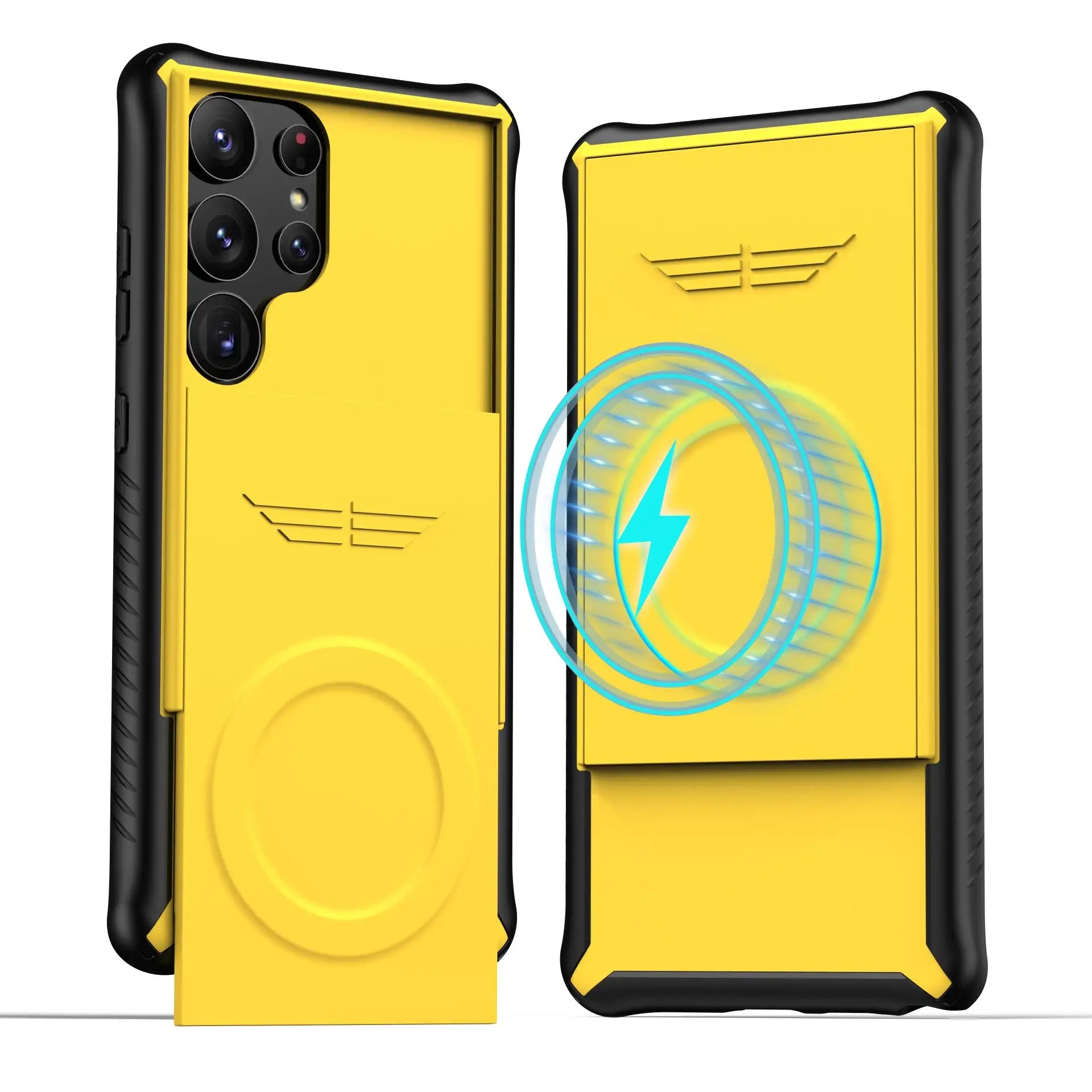 Shockproof Wireless Charging Case with Camera Protection For Samsung Galaxy S24 Series - S Ultra Case