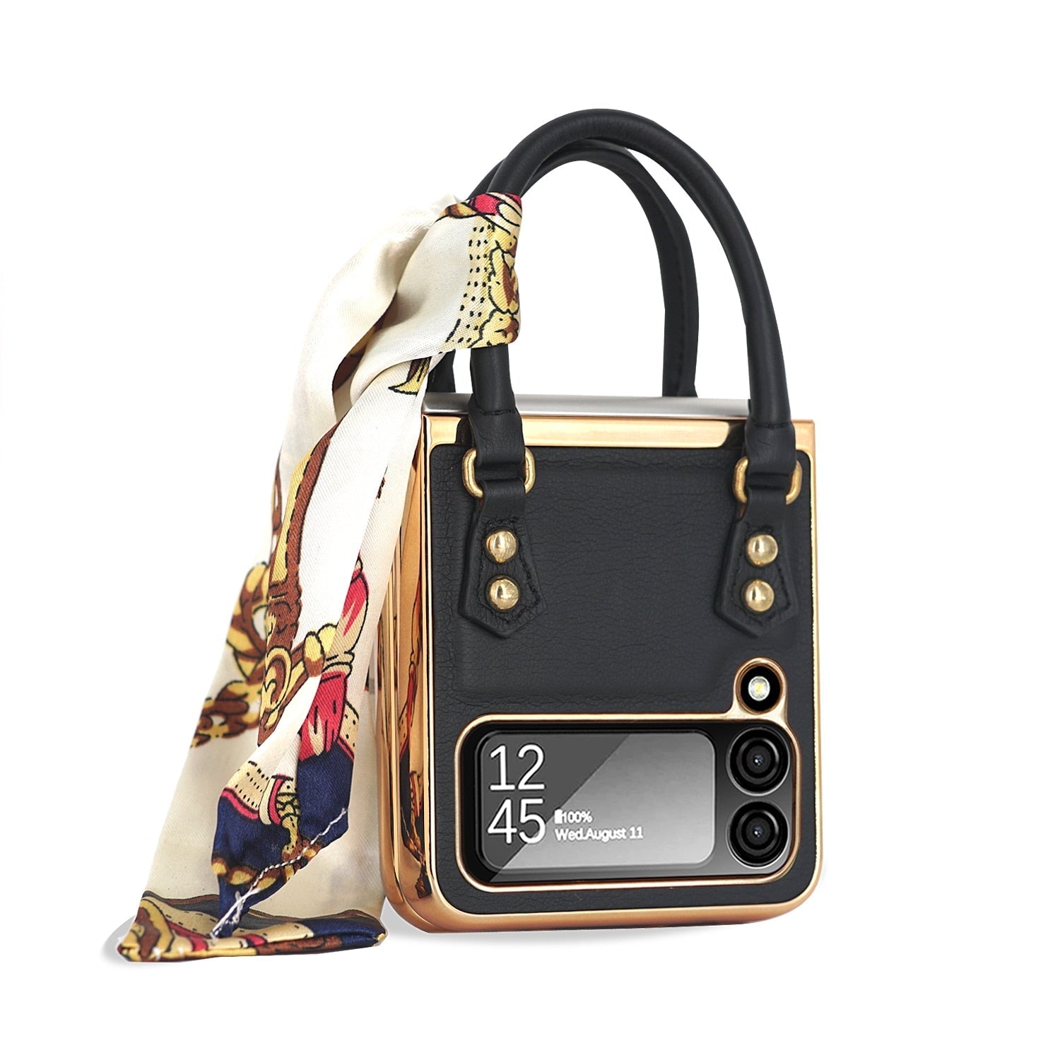 Luxury Leather Case For Samsung Galaxy Z Flip 4 - Galaxy Z Flip 4 Case