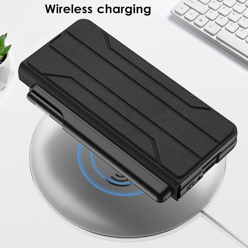 Anti Drop Case with S Pen Slot Cover for Samsung Galaxy Z Fold 4