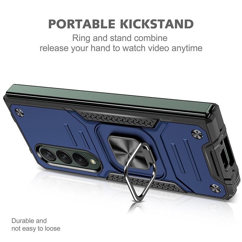 Magnetic Kickstand Folding Case for Samsung Galaxy Z Fold 4