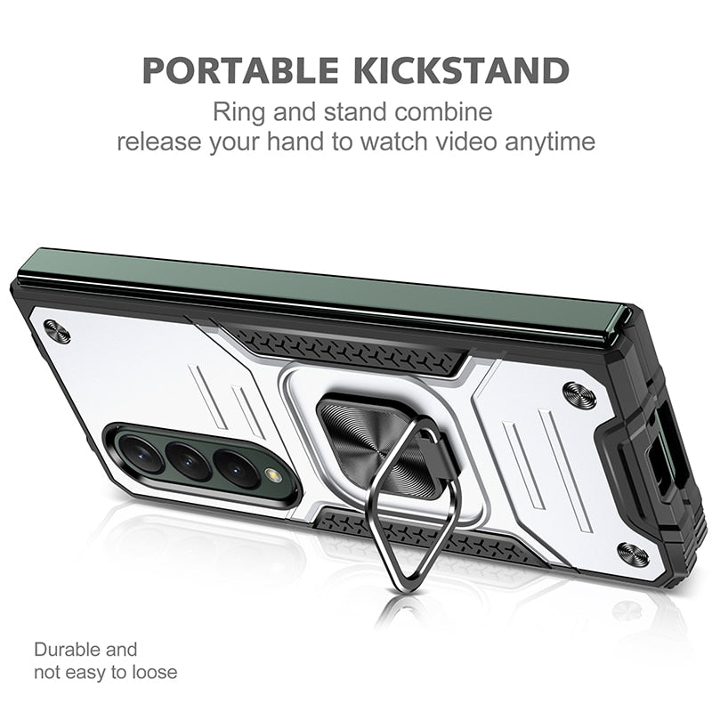 Magnetic Kickstand Folding Case for Samsung Galaxy Z Fold 4
