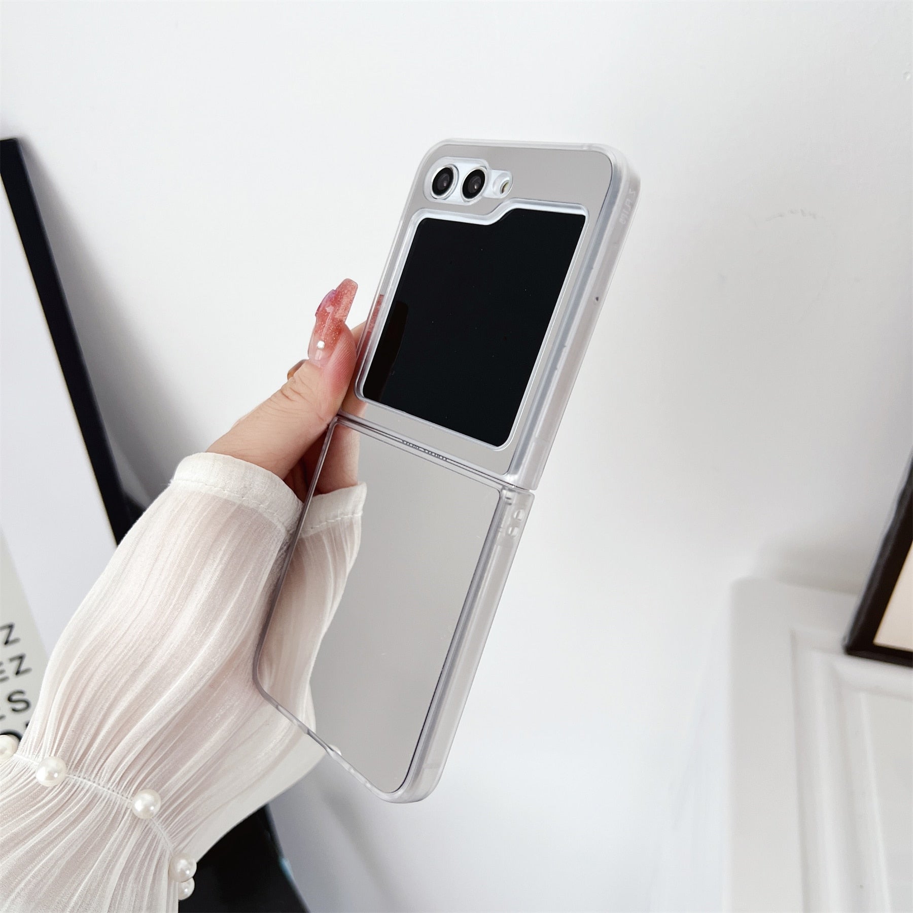 Luxury Shockproof Mirror Case for Samsung Galaxy Z Flip 5