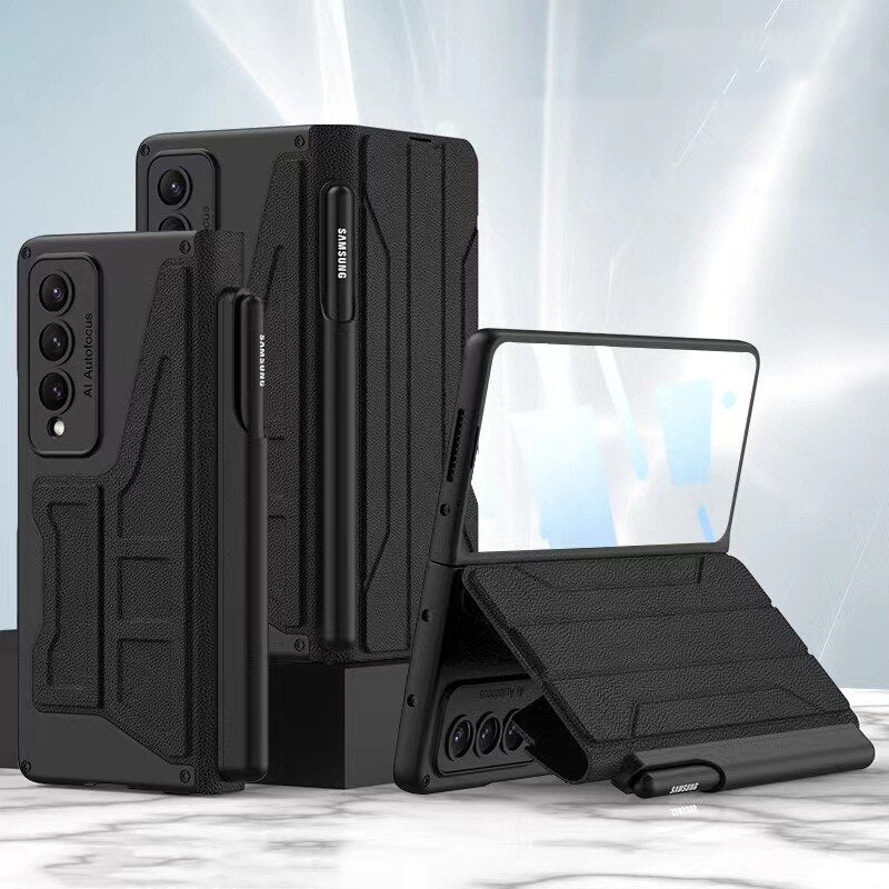 Anti Drop Case with S Pen Slot Cover for Samsung Galaxy Z Fold 4