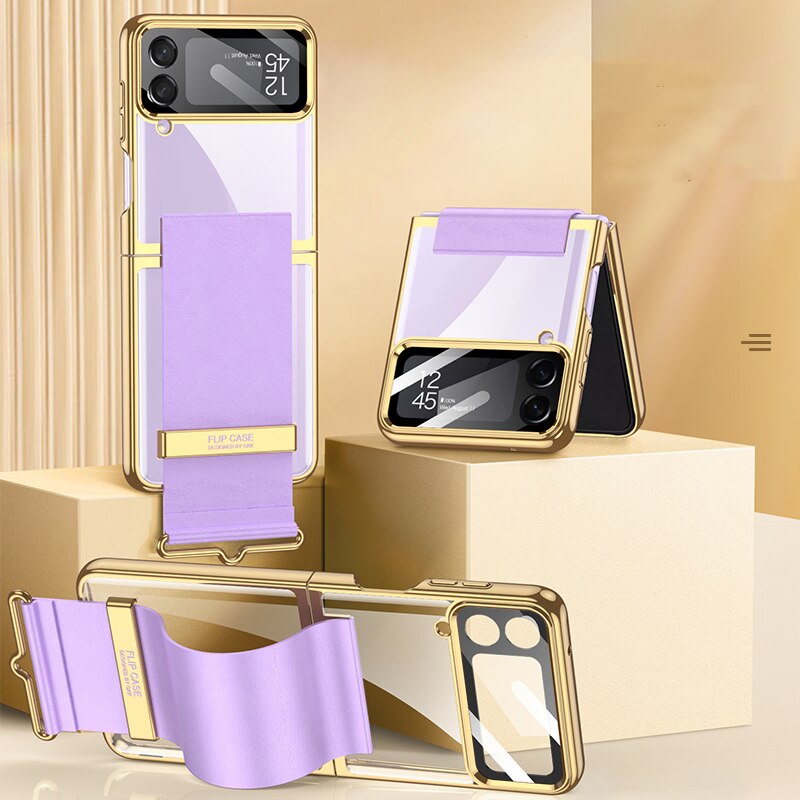 Wrist Strap Holder Case for Samsung Galaxy Z Flip 4 - Galaxy Z Flip 4 Case