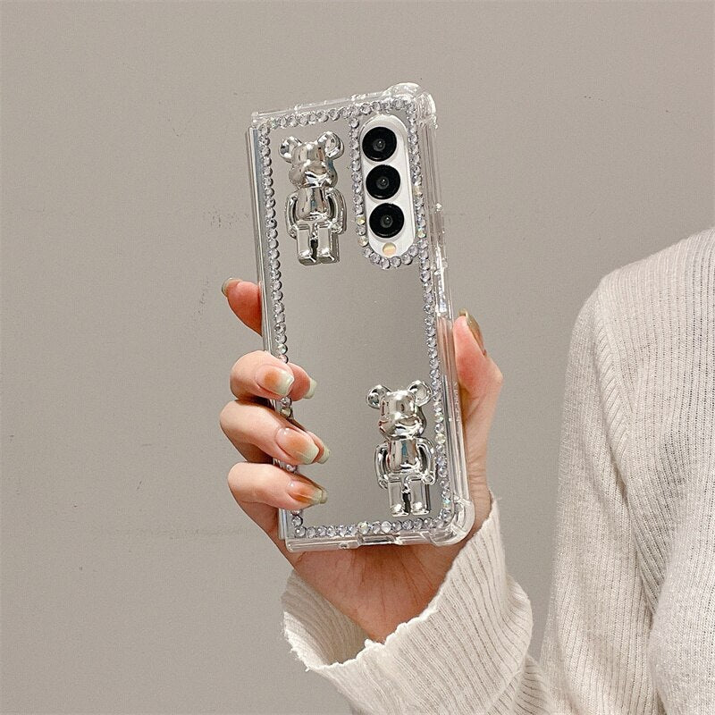 Luxury Rhinestone Cover For Samsung Galaxy Z Fold 4 & 3