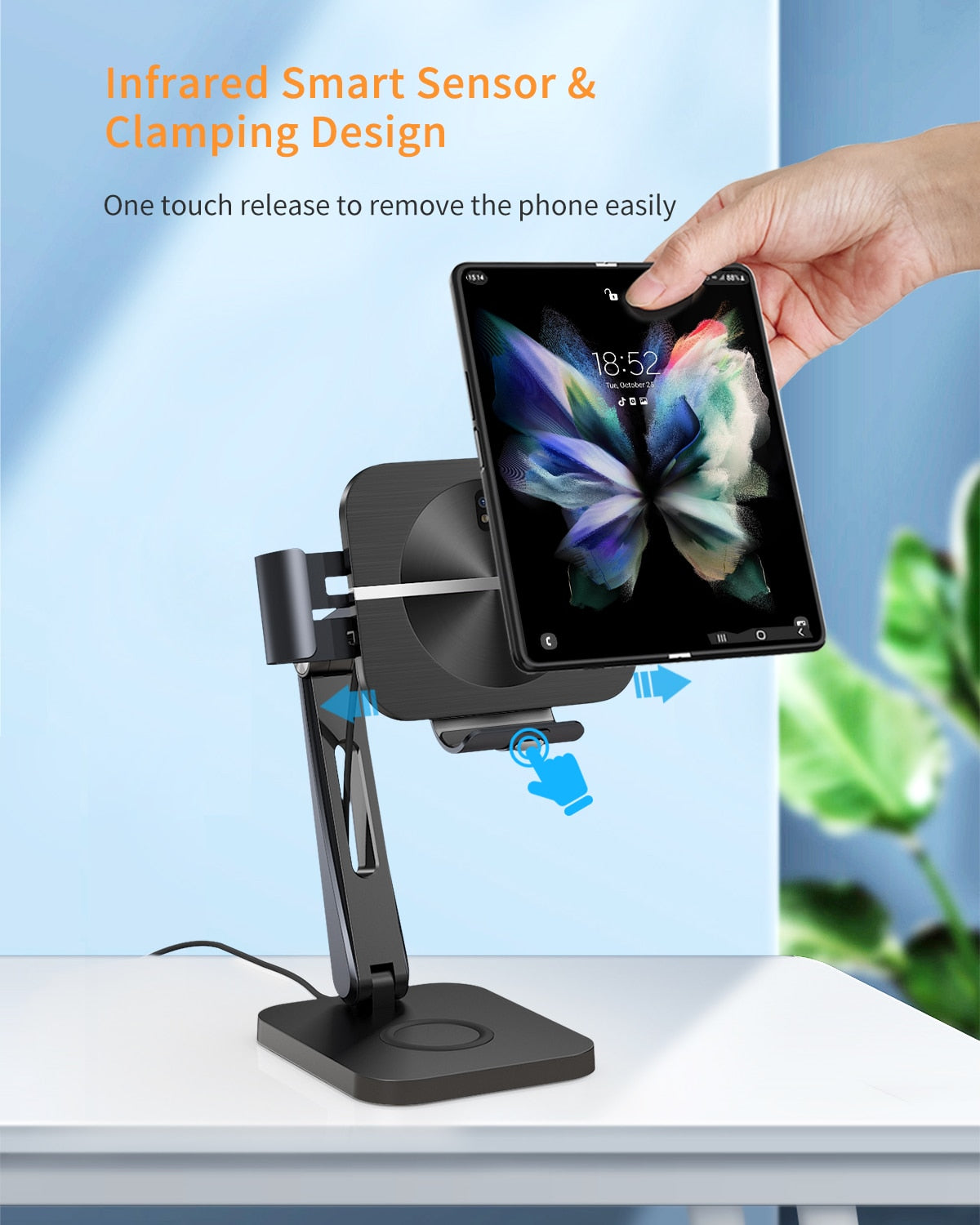 2 in 1 Wireless Charger Stand For Z Fold Series