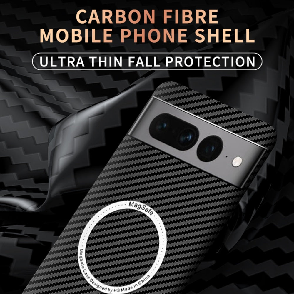 Luxury Carbon Fiber Phone Case For Pixel 7 Pro - The Pixel Store
