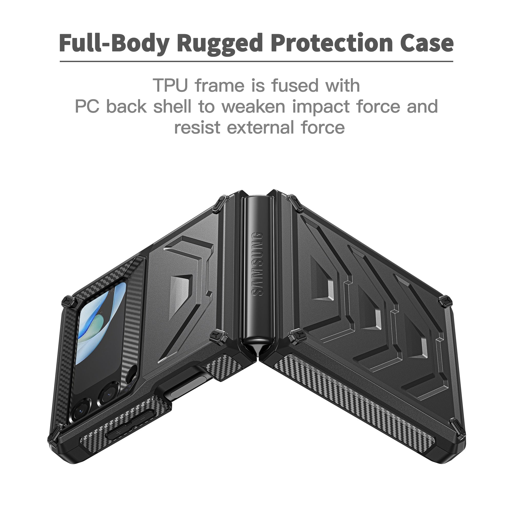 Shockproof Armor Case For Samsung Galaxy Z Flip 4 - Galaxy Z Flip 4 Case