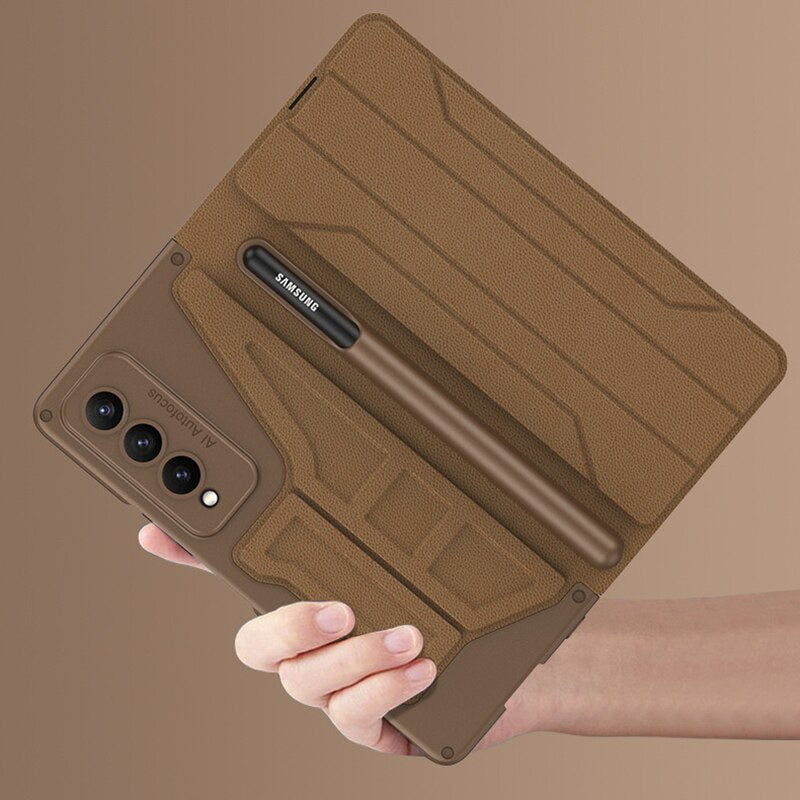 Anti Drop Case with S Pen Slot Cover for Samsung Galaxy Z Fold 4