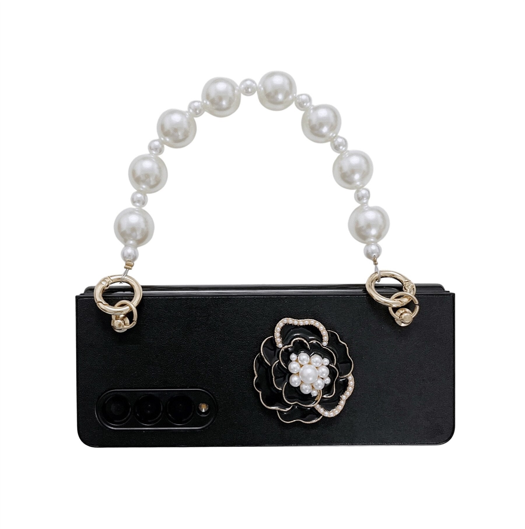 Luxury Pearl Bracelet Chain Case for Samsung Galaxy Z Fold 4