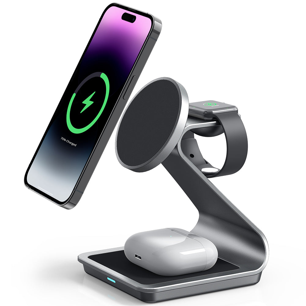 3 in 1 Fast Magnetic Wireless Charger for iPhone