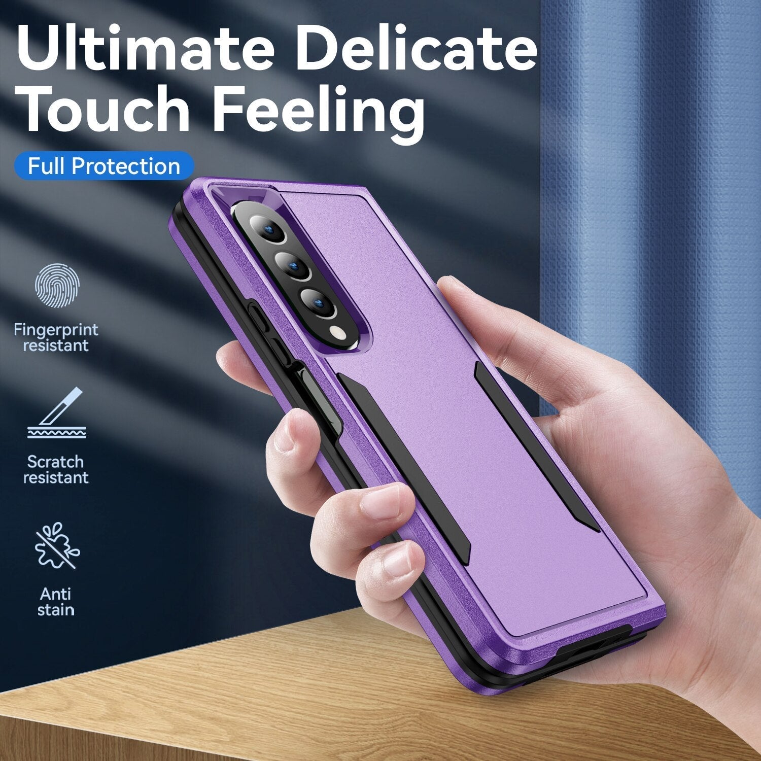 Anti-Scratch Protective Hard Case for Samsung Galaxy Z Fold 4