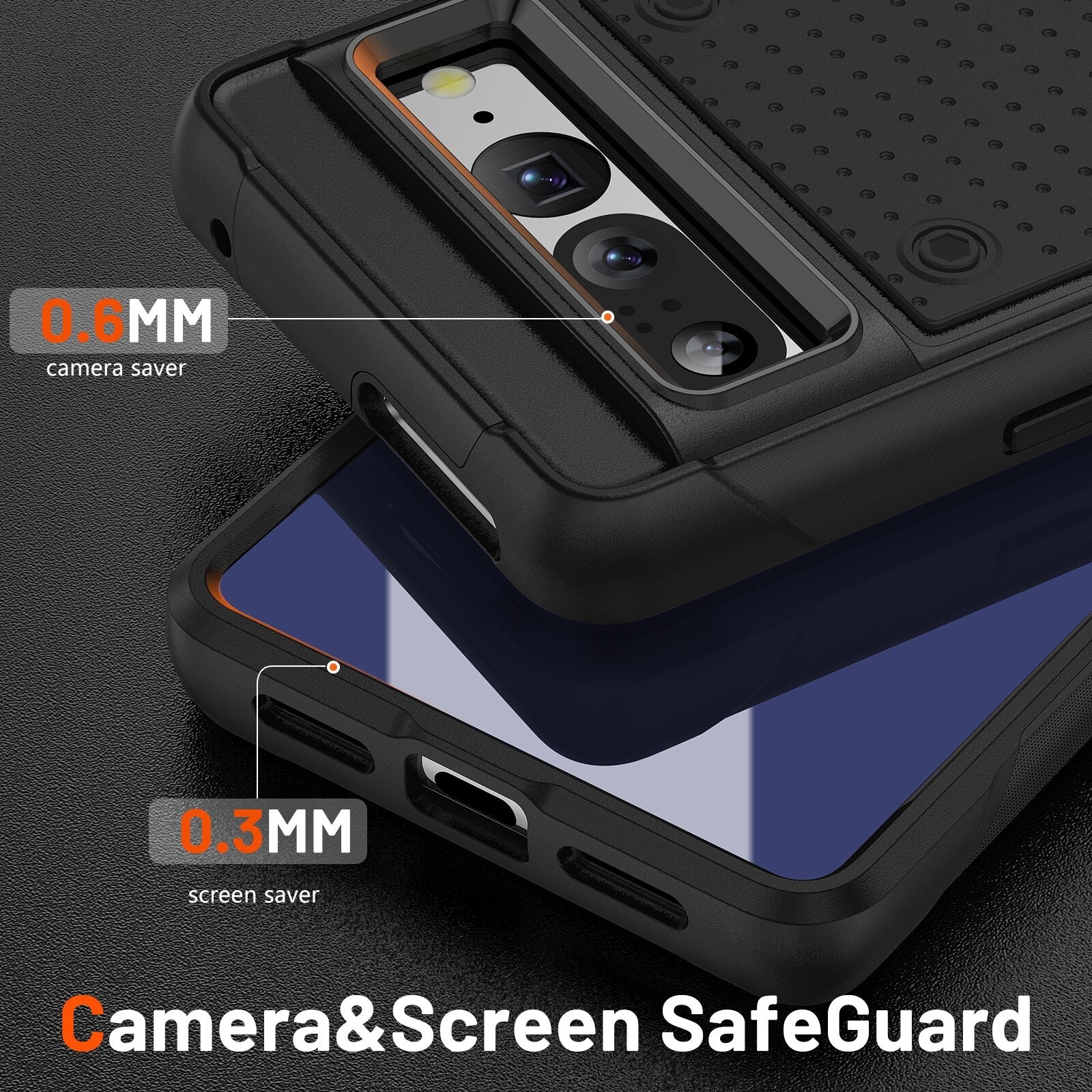 Shockproof Armor Cover For Google Pixel 7 Pro - The Pixel Store