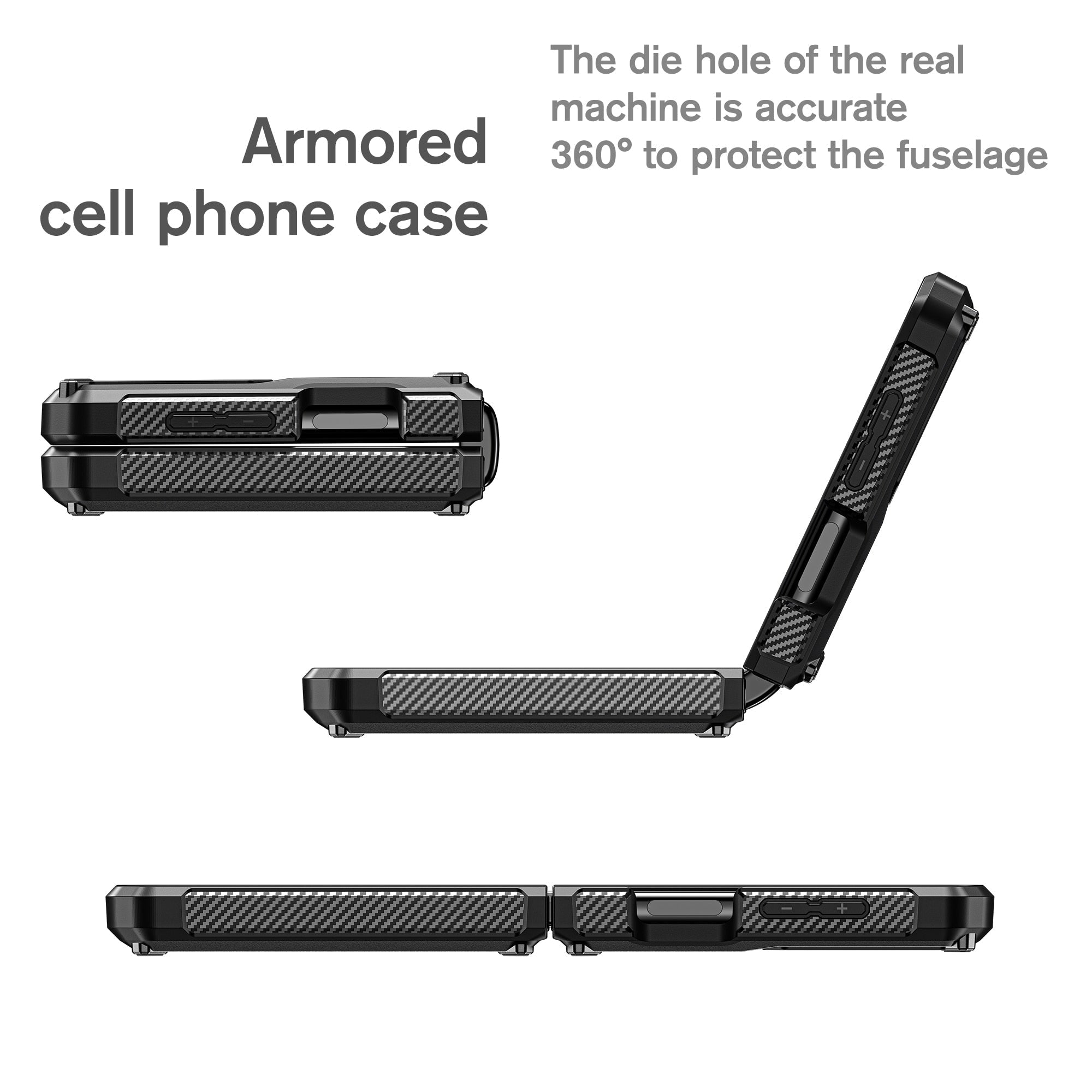 Shockproof Armor Case For Samsung Galaxy Z Flip 4 - Galaxy Z Flip 4 Case