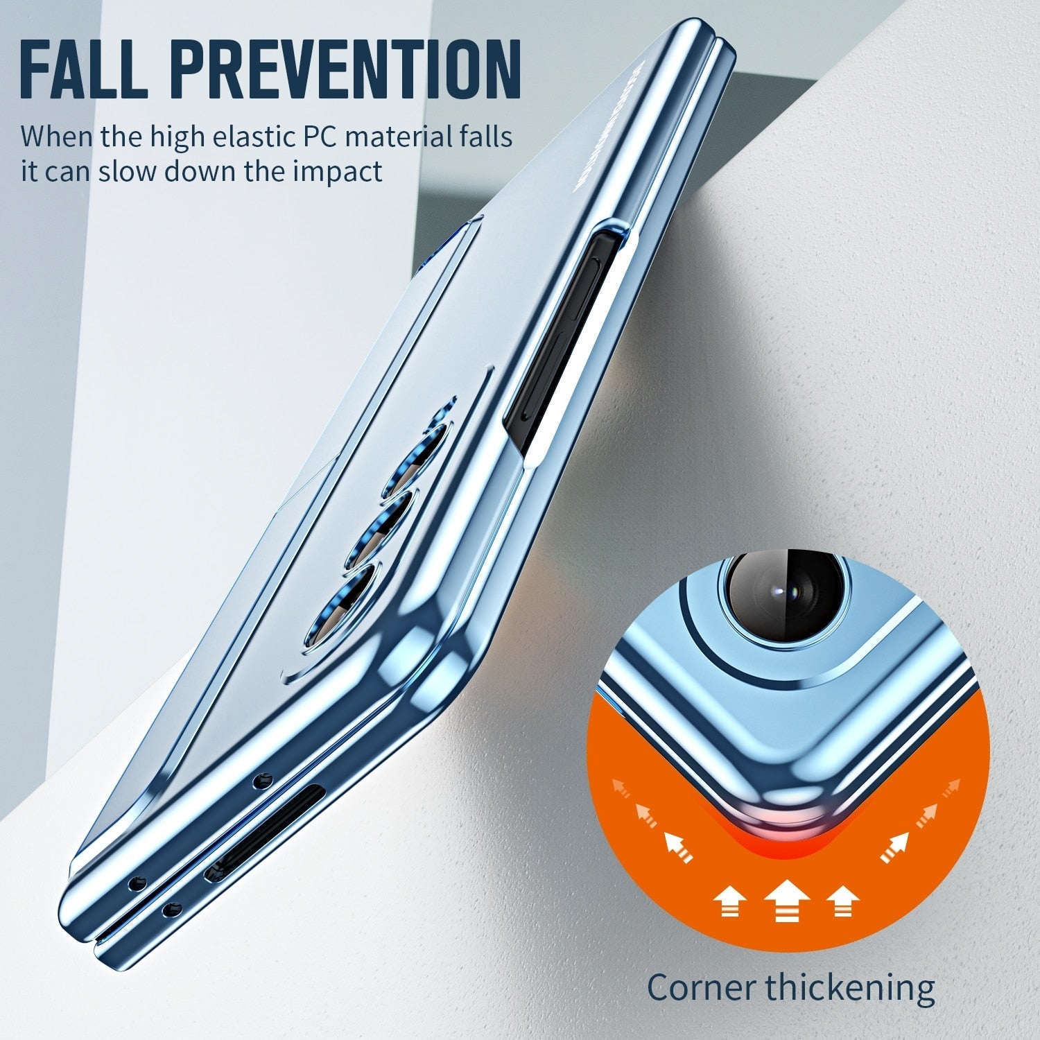 Slim Shockproof Case with bracket pen slot For Samsung Galaxy Z Fold 4