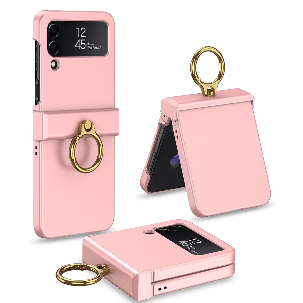 Ultra-Slim Full Protection Case with Ring Holder For Galaxy Z Flip 4 - Galaxy Z Flip 4 Case