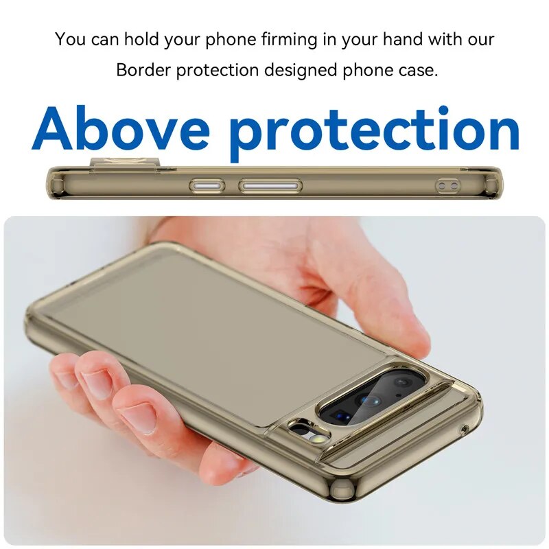 Transparent Shockproof Bumper Case For Google Pixel 8 Series