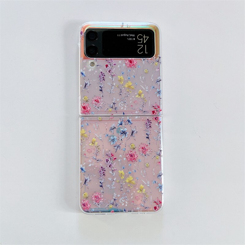 Retro Tulip Flower Case for Samsung Galaxy Z Flip 4 - Galaxy Z Flip 4 Case