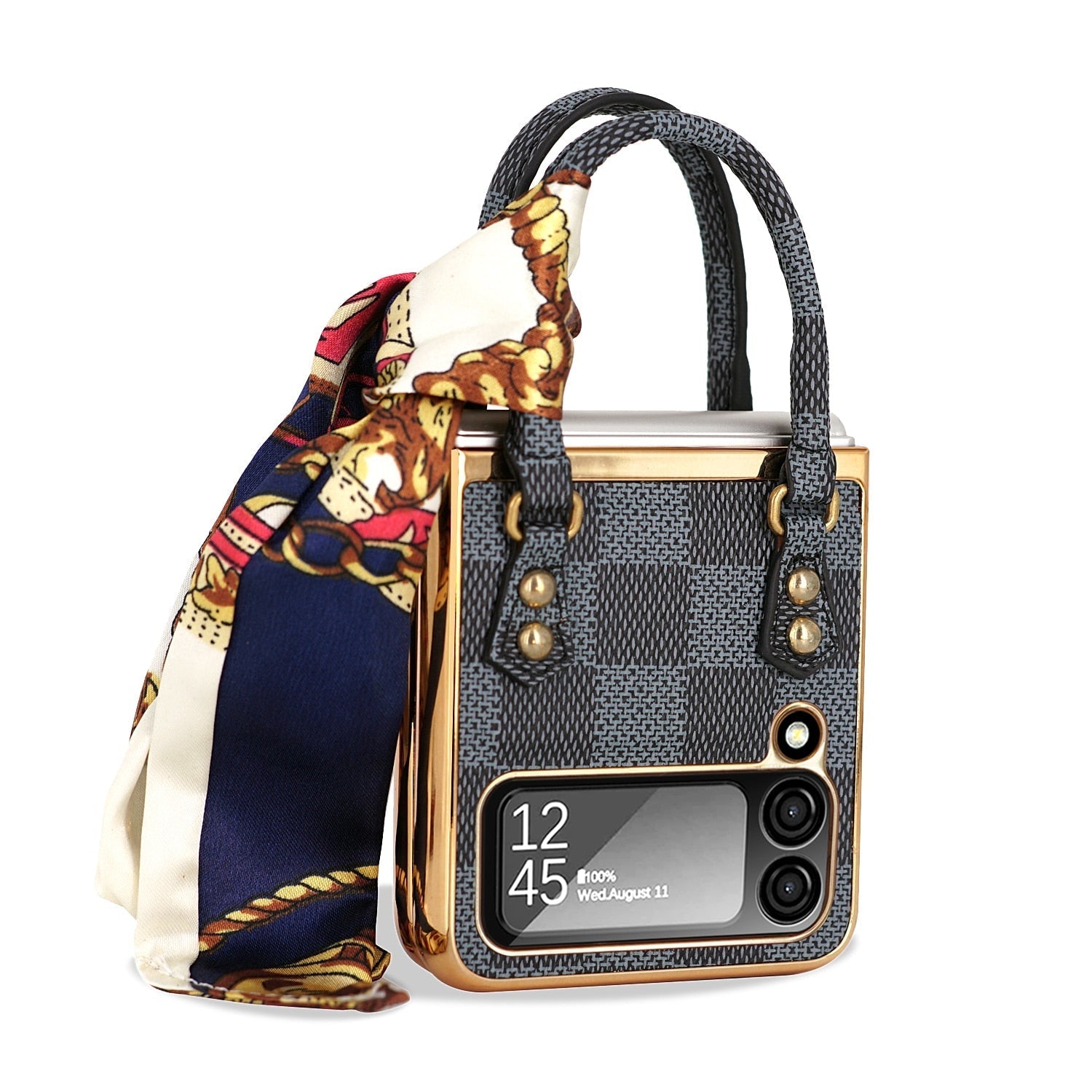 Luxury Leather Case For Samsung Galaxy Z Flip 4 - Galaxy Z Flip 4 Case