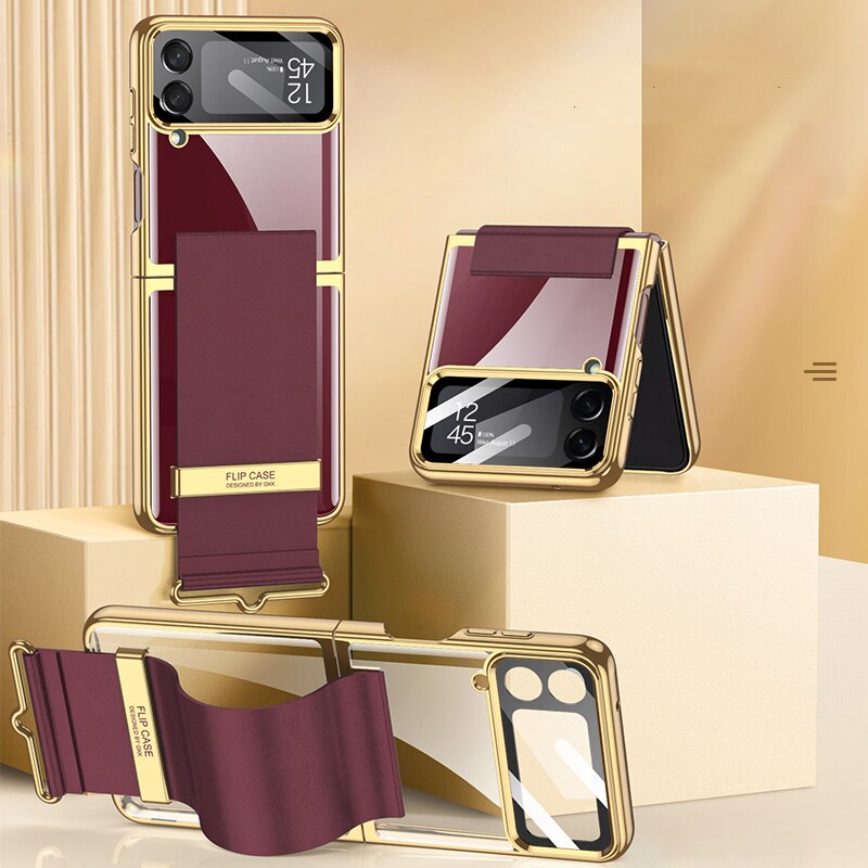 Wrist Strap Holder Case for Samsung Galaxy Z Flip 4 - Galaxy Z Flip 4 Case