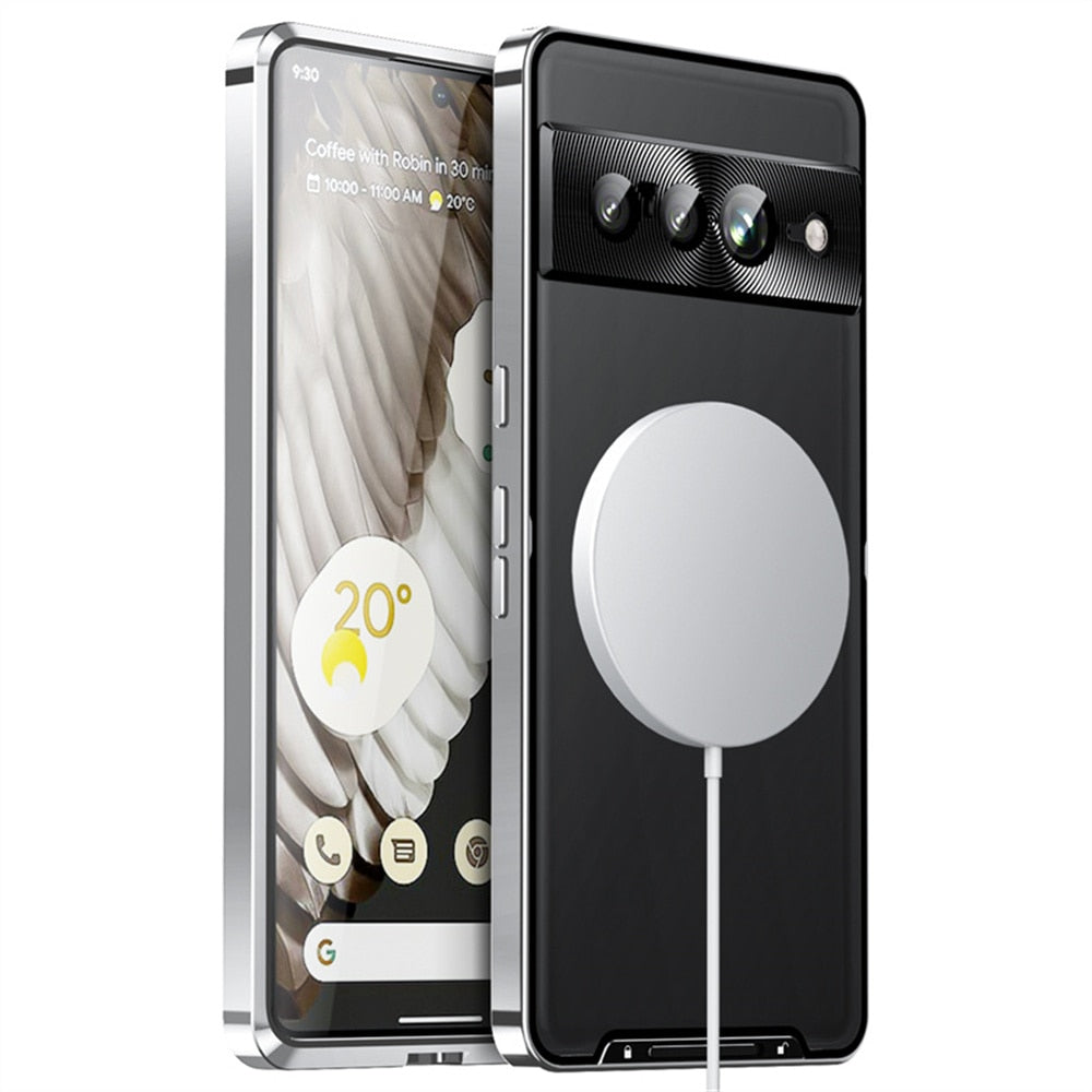 MagSafe Shockproof Metal Armor Case For Google Pixel 7 Pro - The Pixel Store