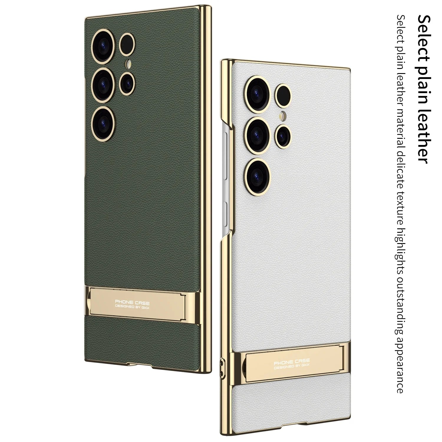 Luxury Shockproof Leather Case with Bracket For Samsung Galaxy S24 Series - S Ultra Case