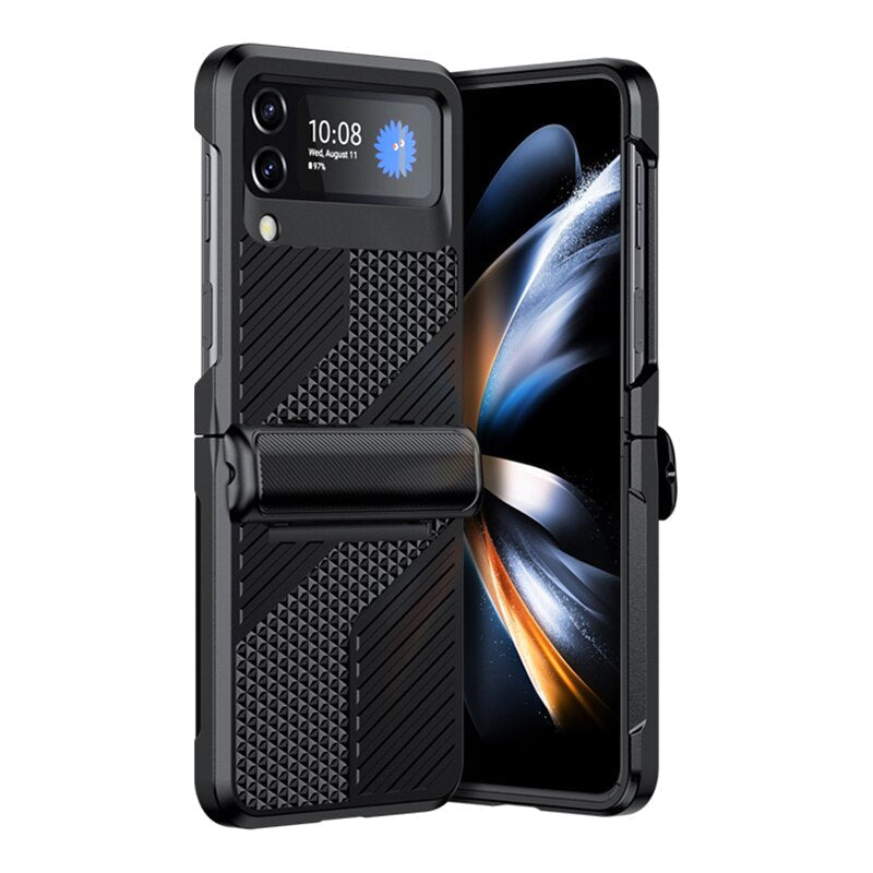 Shockproof Armor Case Hinge Protective Cover For Samsung Galaxy Z Flip 4 - Galaxy Z Flip 4 Case