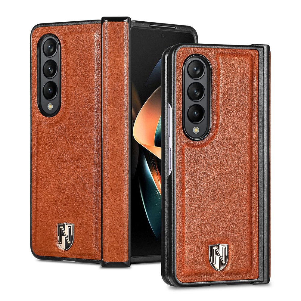 Luxury Ultra-thin Leather Case For Samsung Galaxy Z Fold 4