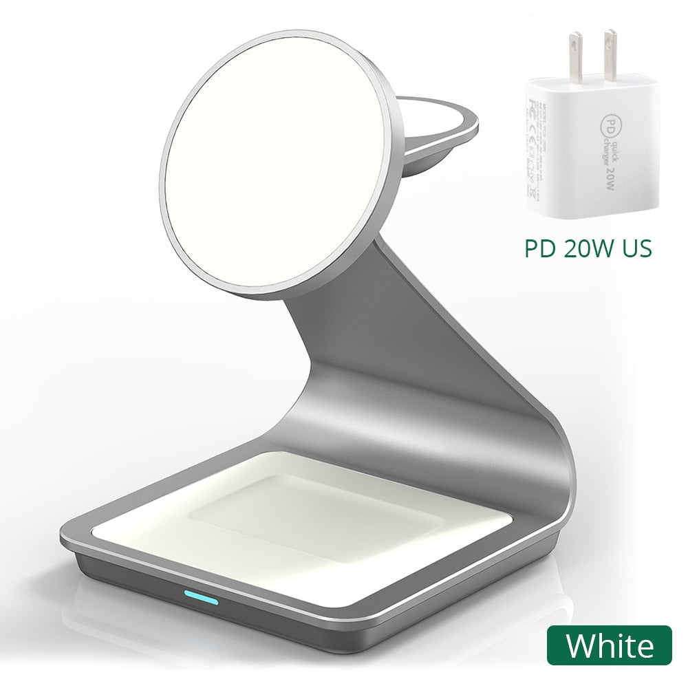 3 in 1 Fast Magnetic Wireless Charger for iPhone - iHive