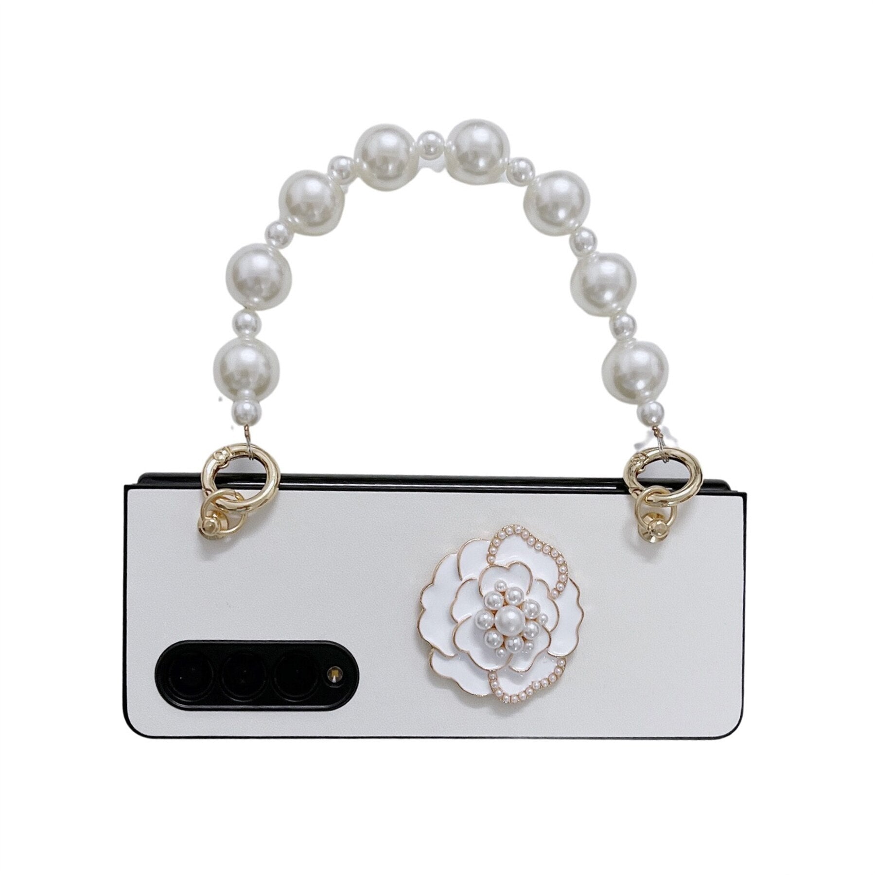 Luxury Pearl Bracelet Chain Case for Samsung Galaxy Z Fold 4