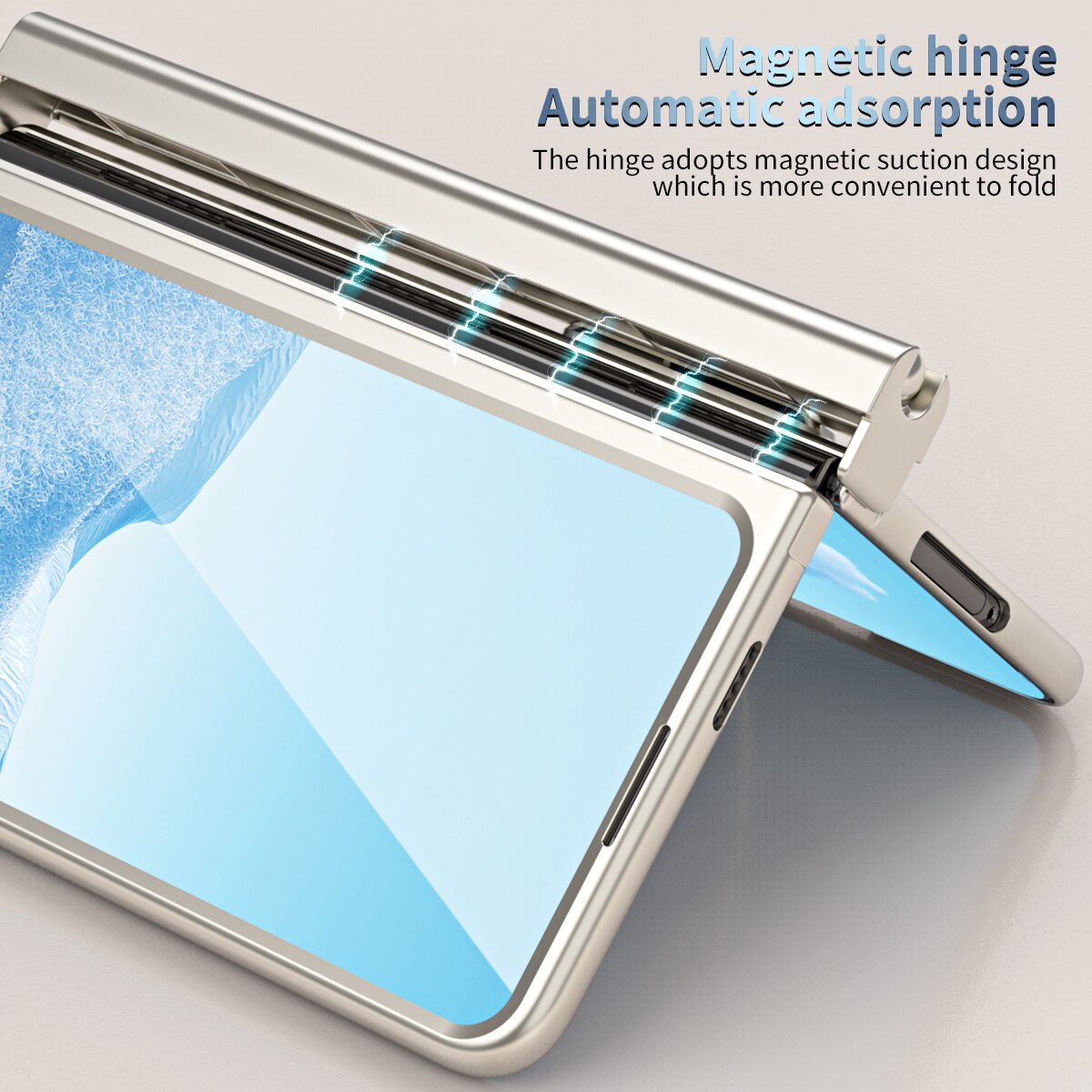 Plating Shockproof Cover With Screen Protector For Google Pixel Fold - The Pixel Store