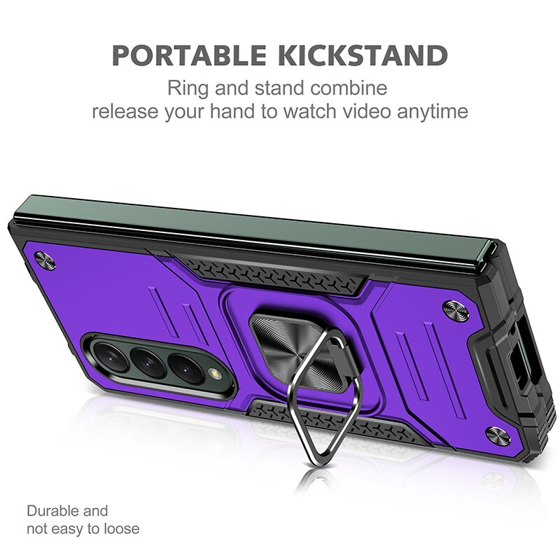 Magnetic Kickstand Folding Case for Samsung Galaxy Z Fold 4