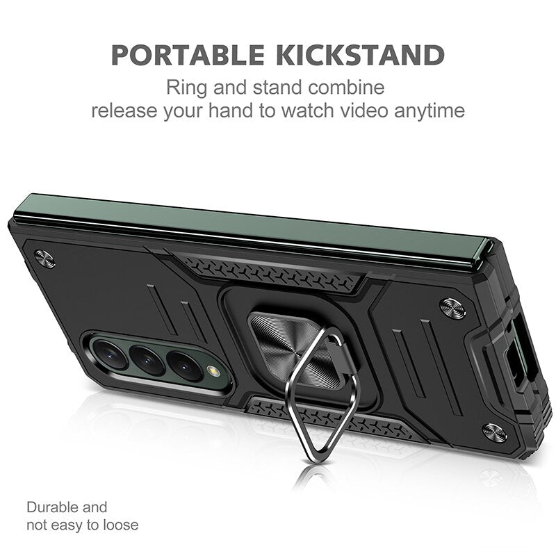 Magnetic Kickstand Folding Case for Samsung Galaxy Z Fold 4