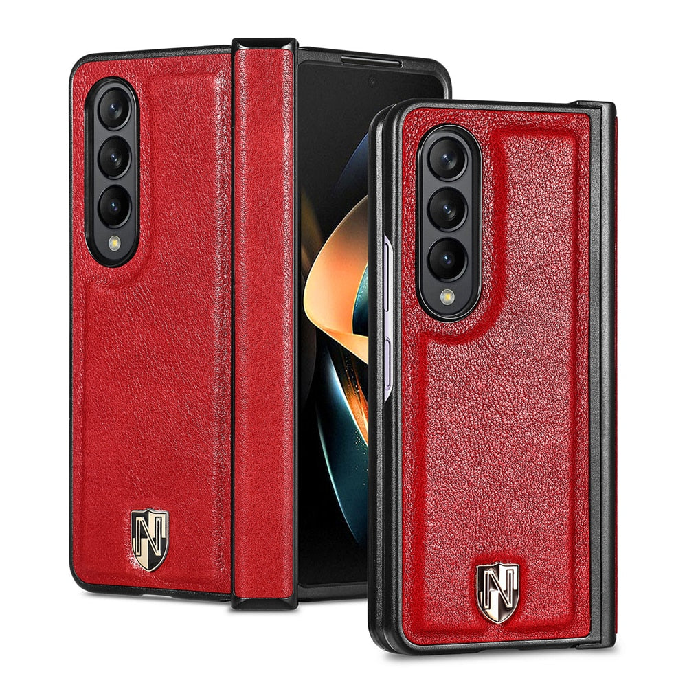 Luxury Ultra-thin Leather Case For Samsung Galaxy Z Fold 4