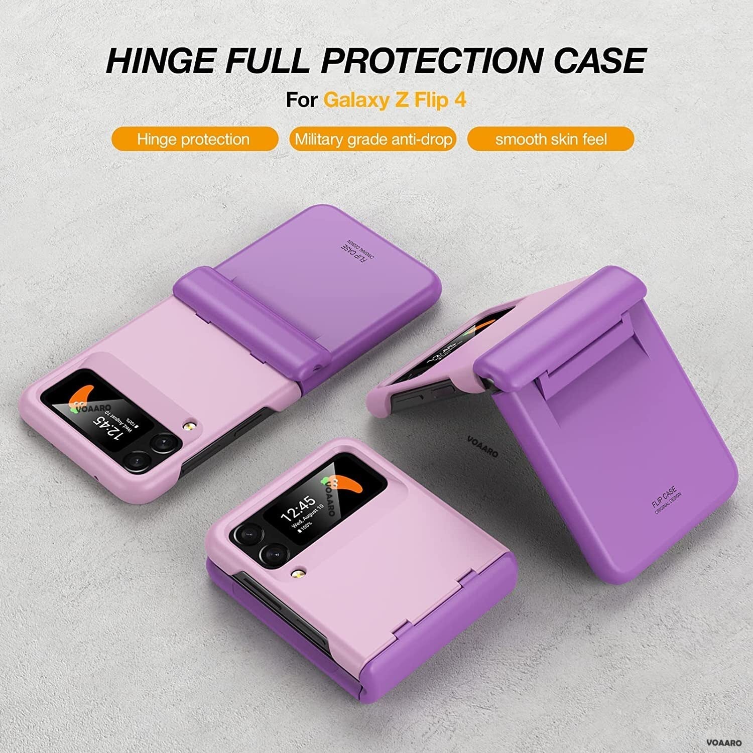 Case with Hinge Full Protection For Samsung Galaxy Z Flip 4 - Galaxy Z Flip 4 Case