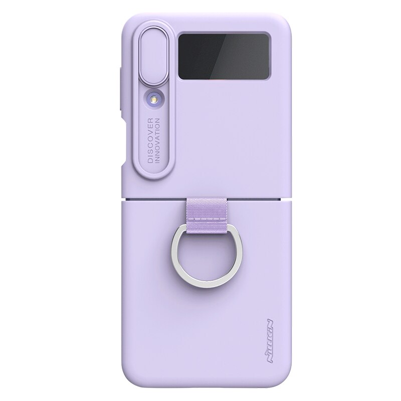 Silky Liquid Silicone Case For Galaxy Z Flip 4 Slide Camera Protection - Galaxy Z Flip 4 Case