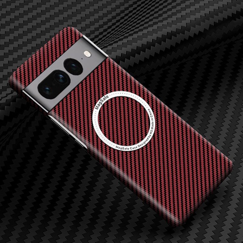 Wireless Carbon Fiber Phone Case For Google Pixel 7 - The Pixel Store